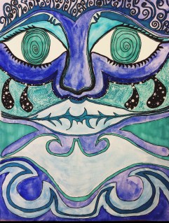 contour line face - hannah