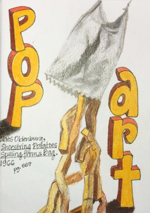 Pop Art History Booklet front cover